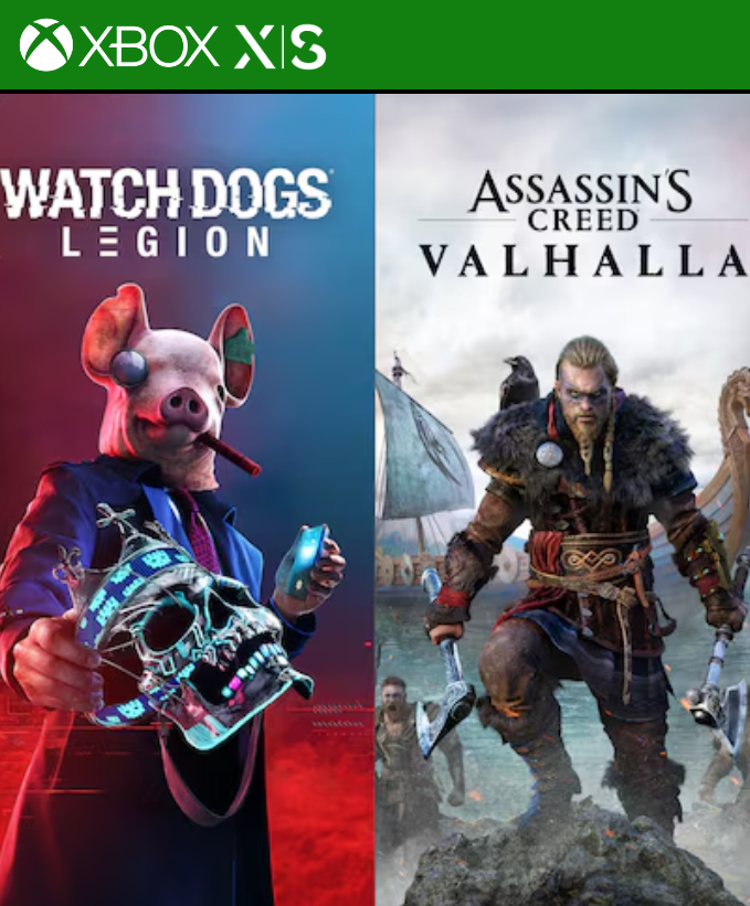 ASSASSIN´S CREED VALHALLA + WATCH DOGS LEGION XBOX ONE | XBOX SERIES X/S