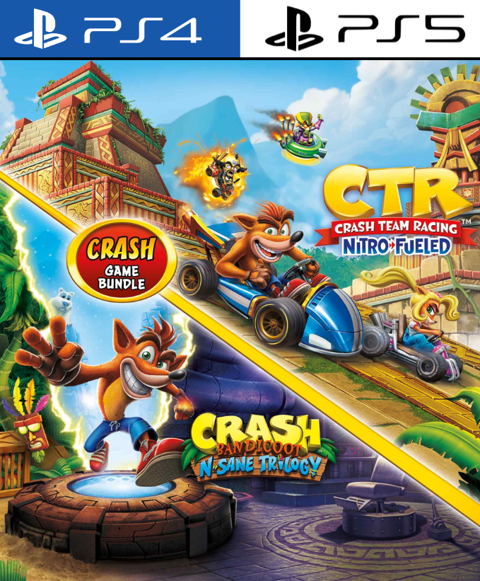CRASH CTR + CRASH BANDICOOT TRILOGY PS4 | PS5