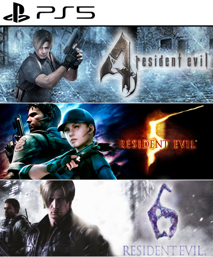 RESIDENT EVIL COMBO TRIPLE PACK PS4 | PS5